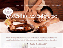 Tablet Screenshot of bazenvm-masaze.cz